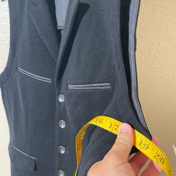 Rag & Bone Black Tailored Vest - Picture 5 of 6